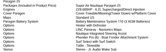 2021 NAUTIQUE G25 PARAGON  Icon